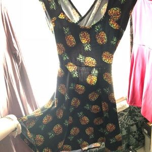Pineapple print sundress